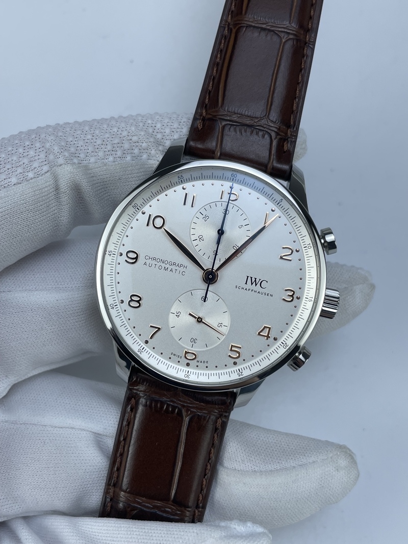 (준비완료/특급배송)NO.2531/ZF공장 V3 IWC IW3716 포루트기저 화이트다이얼 골드핸즈 가죽