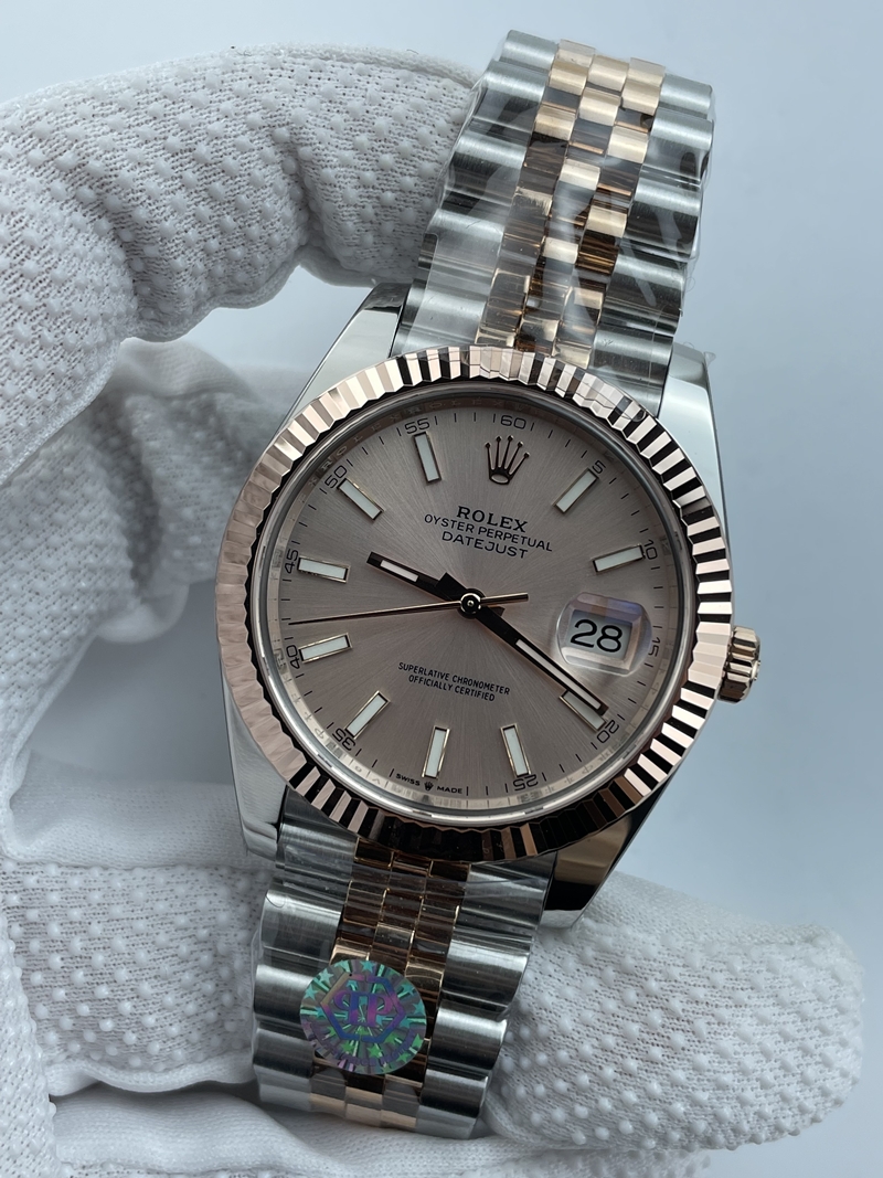 (준비완료/특급배송)NO.3473/롤렉스 데이저스트 126331 41미리 로즈골드 콤비 썬더스트 바인덱스 QP공장